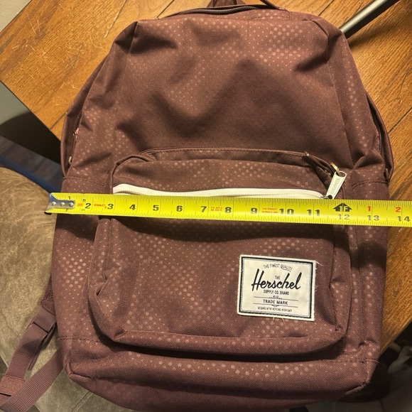 Herschel Supply Co. Pop Quiz Maroon Backpack - Picture 9 of 10